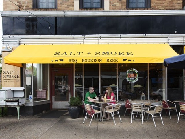 A popular dining spot on the Delmar Loop, Salt + Smoke was the scene of a protest Sunday night.