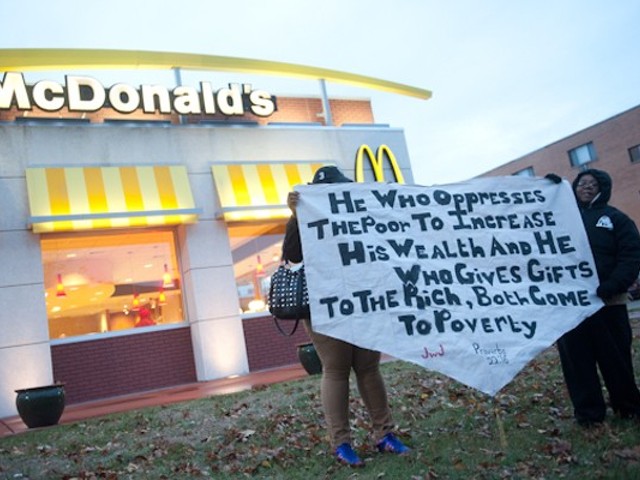 Fast-Food Workers to Strike, Protest at Presidential Debate
