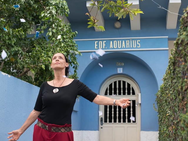 Actress Sonia Braga in Kleber Mendonça Filho's Aquarius.