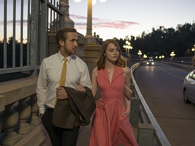 Ryan Gosling and Emma Stone are attractive but only modestly entertaining in La La Land.