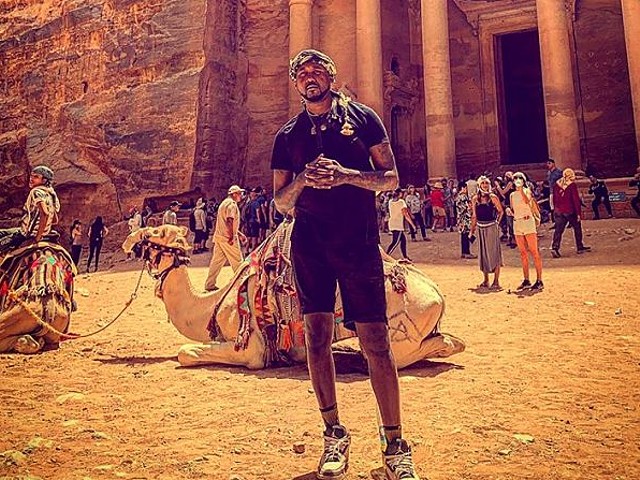 St. Louis rapper Tef Poe visits the Jordanian city of Petra during his trip as an ambassador to the country.