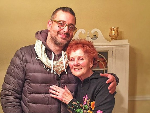 When we asked Eric Hall for a photo to accompany this story, he sent us this one of him with his grandma, whom he described as "a perfect person."