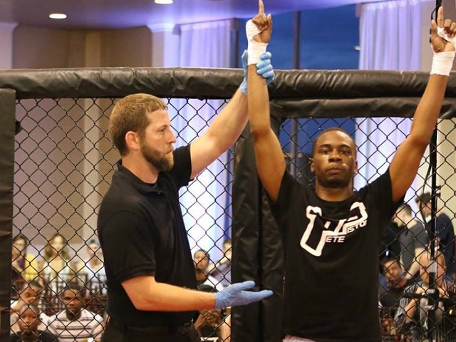 Amateur MMA fighter Chris Peterson will show "Fear Factor" audiences his St. Louis strength on Tuesday's episode of the nightmare-filled show.
