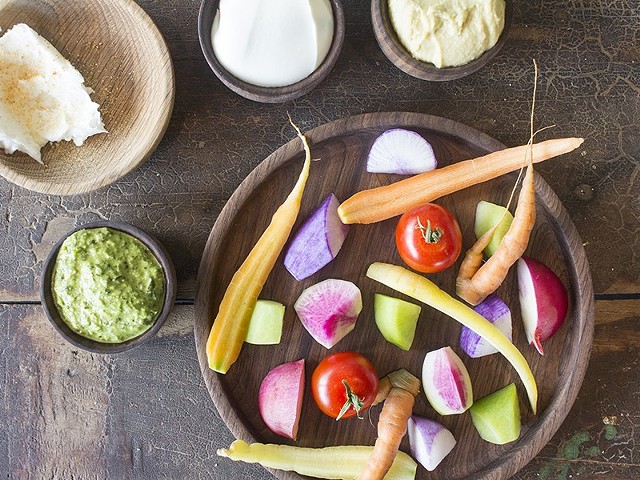 At Vicia, "Naked Vegetables" are more than just an expensive veggie tray.