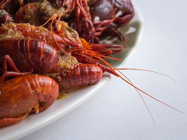 Crawfish are a specialty at the Mad Crab.