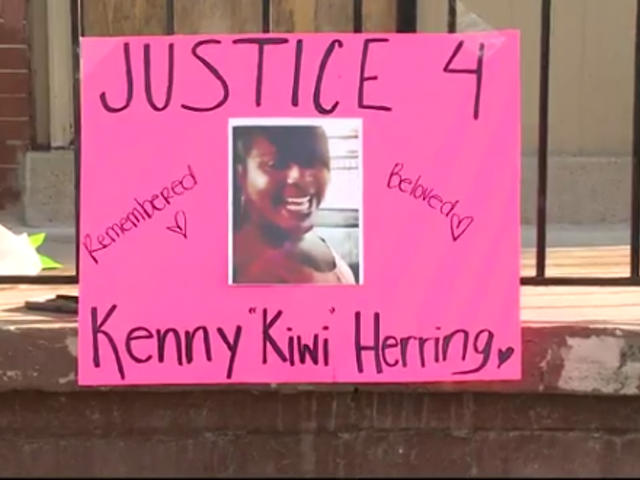 Kenneth 'Kiwi' Herring was remembered by friends and relatives after a fatal confrontation with police.