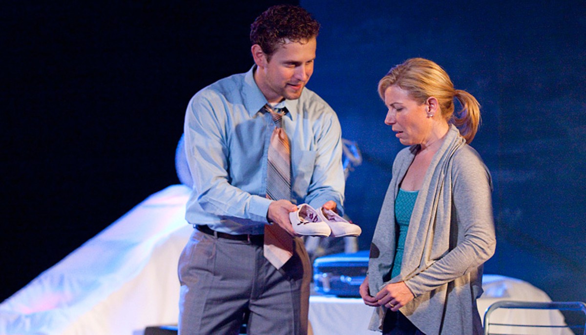 Martin Fox and Michelle Hand in Echo Theatre Company's God's Ear.