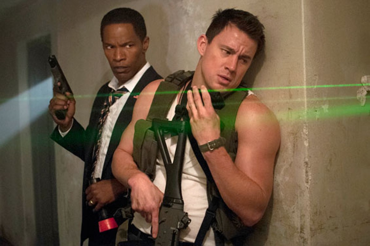 Jamie Foxx and Channing Tatum in White House Down, the summer's biggest comedy.