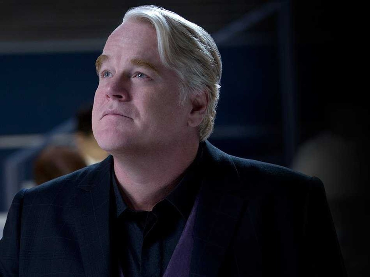 Philip Seymour Hoffman in The Hunger Games: Catching Fire.