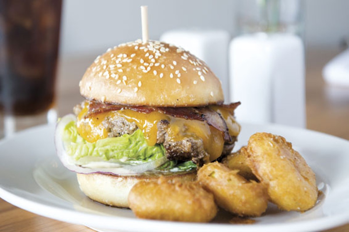 Three Flags&rsquo; stellar brisket burger.
    
    
    See photos: 
    Three Flags Tavern: Best New Restaurant of 2014? 