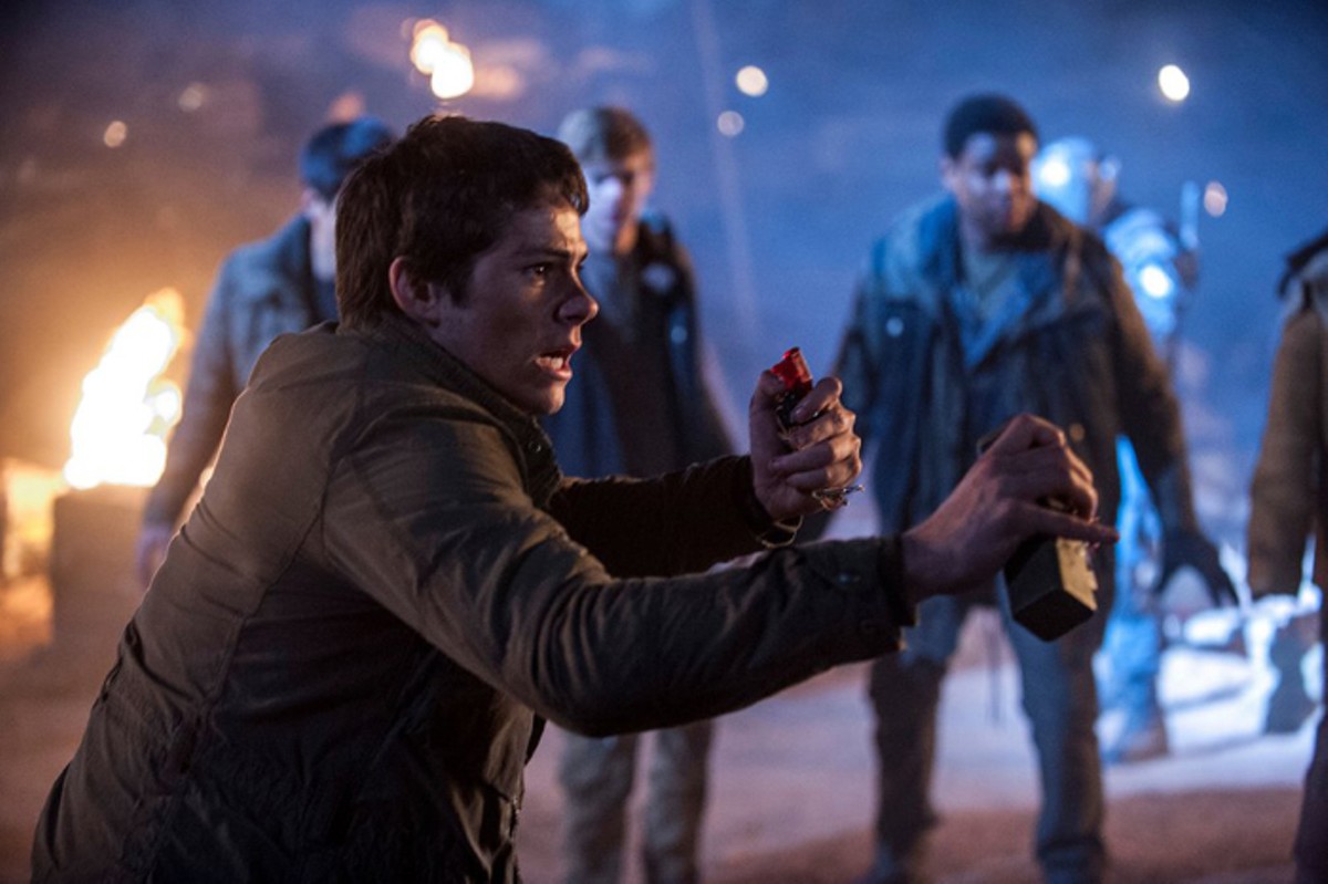 Dylan O'Brien scorches some trials, we guess.