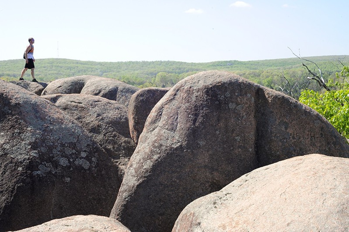 Elephant Rocks State Park offers great views and exploring for the whole family.