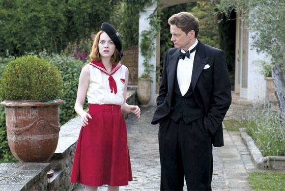Emma Stone and Colin Firth try to bring a little shine to this Moonlight.