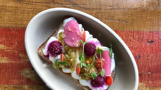 Ricotta toast at Squatter's Cafe: what could be more tasty?