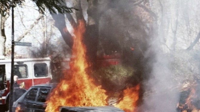 Super-flammable leaf piles can turn your car into an inferno.