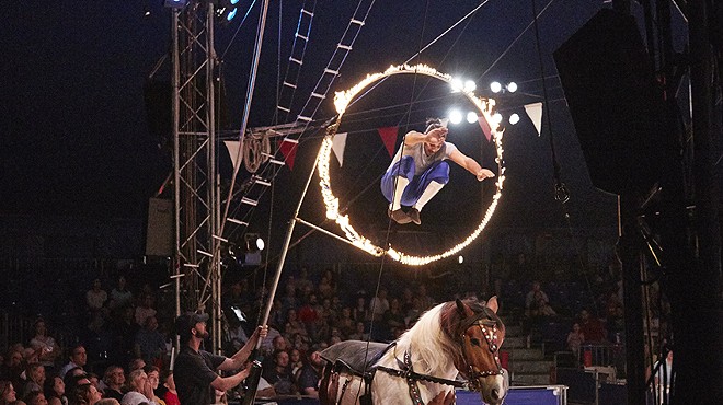 A Circus Flora performance in 2016. Each year is a different show, with performers brought in from around the world.