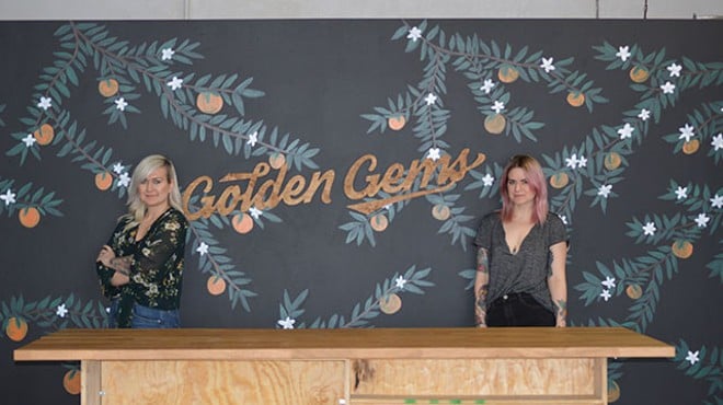 Susan Logsdon (left) and Amanda Helman (right) are the owners of Golden Gems, the newest store front on Cherokee Street.