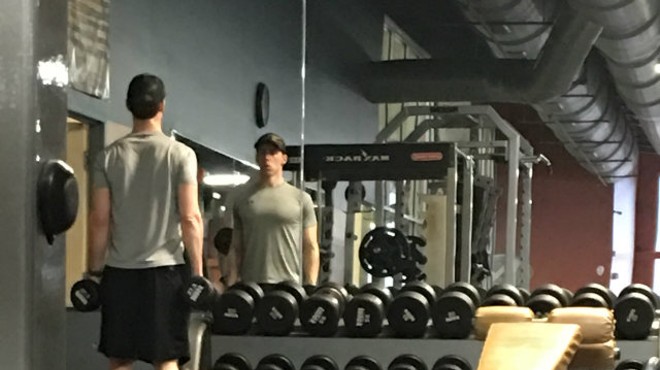 Josh Hawley Works Out in Columbia While Jefferson City Burns