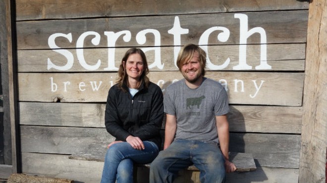Marika Josephson and Aaron Kleidon of Scratch Brewing Company.