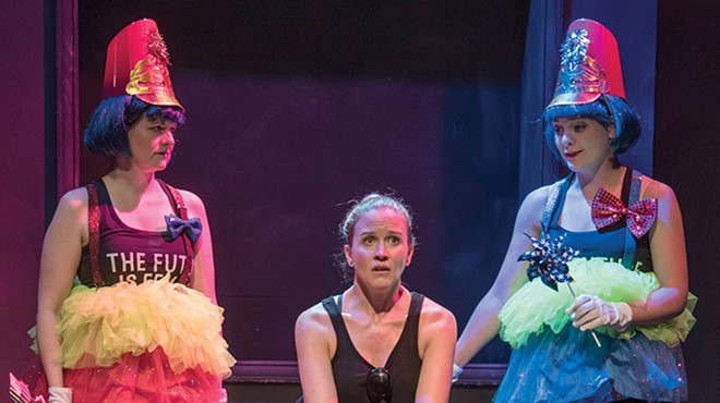 Erin Brewer (center) is a woman haunted by "might-have-beens" in "Shut Up and Dance."