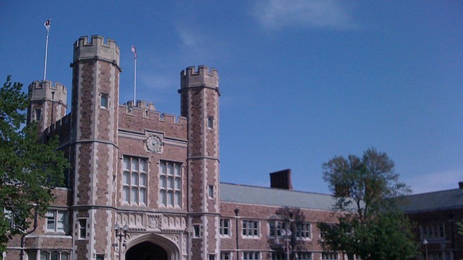 An ex-business manager embezzled $300,000 from Washington University, authorities say.