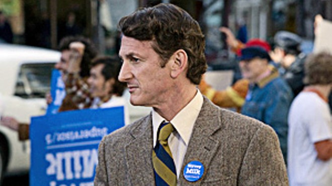 Gay pride: Sean Penn stars as Harvey Milk.