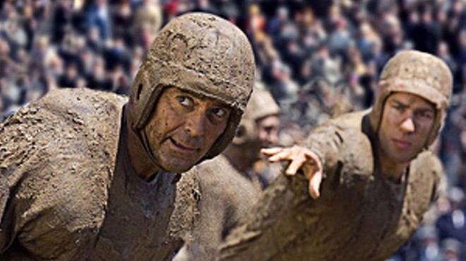 Play on words: There's a lot of talk but not much muddy action in Leatherheads.