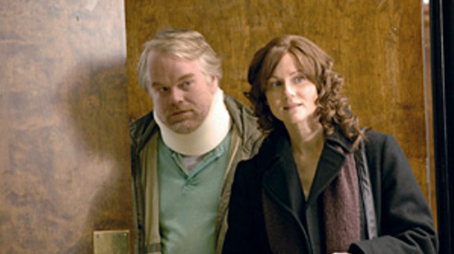 Tough love: Philip Seymour Hoffman and Laura Linney care for Pops in The Savages.