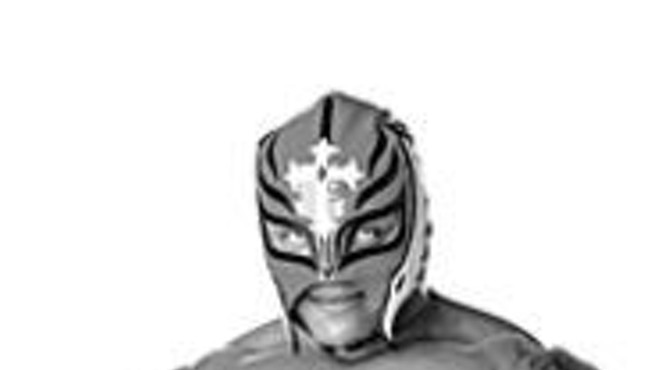 Masked intentions: Rey Mysterio goes sans disguise in Chula Vista.