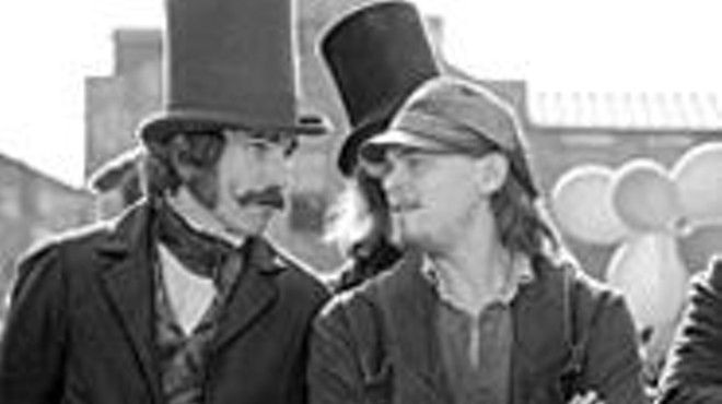 Daniel Day-Lewis and Leonardo DiCaprio in Gangs of New York