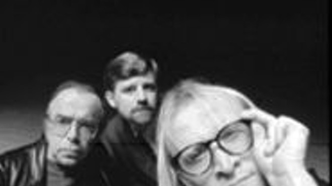 Three men and a maybe, from left: Tom Braidwood,  Bruce Harwood and Dean Haglund are The Lone Gunmen.