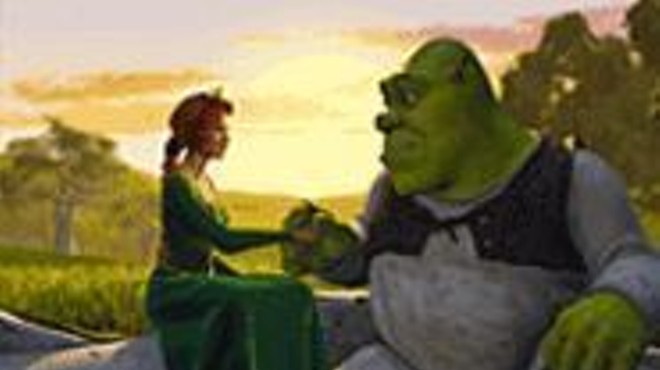 The princess and the pea-colored ogre: Cameron Diaz and Mike Myers, in animated form, fall in love.