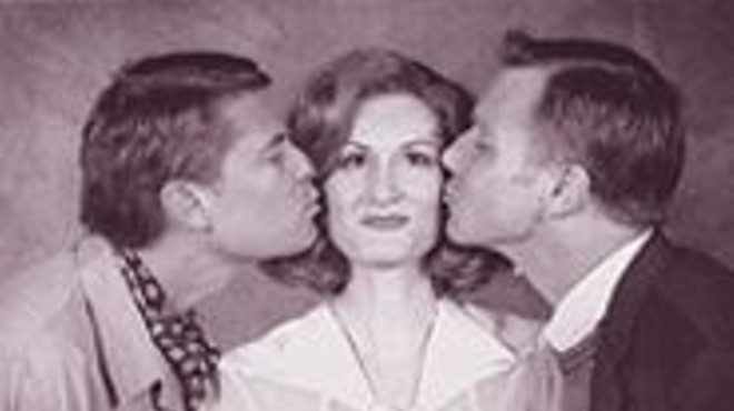 Larry Alexander, Corinne Melanon and David Schmittou in Stages' High Society, a polished, cheerful production of a cheesy show