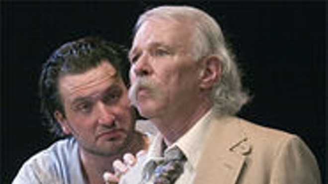 Brick (Joel Lewis) and Big Daddy (Jan Swank) star in Tennessee Williams' Cat.