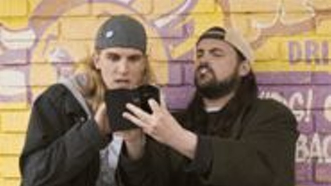 Jay (Jason Mewes, left) and Silent Bob (Kevin Smith, right) skim for the naughty bits.