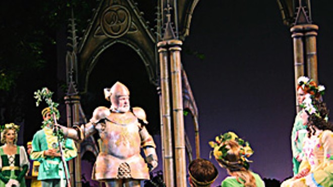 What do the simple folk do? Forgive this staging's flaws and enjoy Camelot's story.