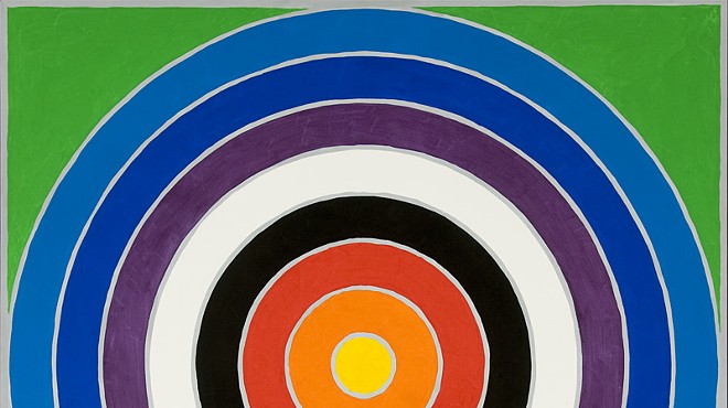 John McCraken, Mandala VI, 1972, acrylic on canvas, 72 by 72 inches.