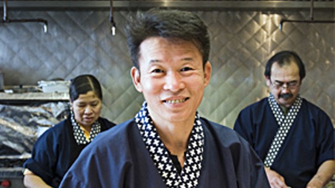 The new Mr. Sushi: Momoyama's head chef, Mr. K. Lee.