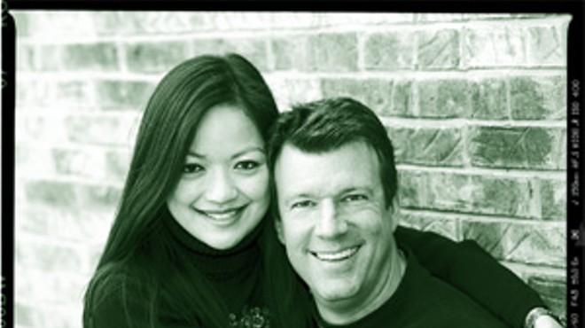 Andrew Gladney and Susan Wu, in an undated photo. Federal law enforcement officials believe Gladney has threatened his wife's life.