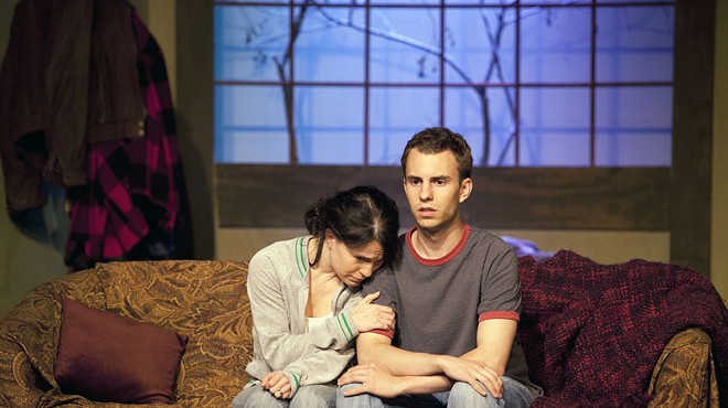 Close encounters: Sarah Cannon and Tyler Whiteman in Stray Dog's Dark Matters.