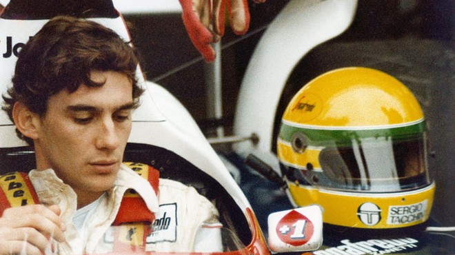 God was his copilot: Ayrton Senna, one of the world's best Formula One racers.