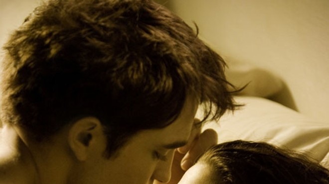 Bella and Edward lock it down in Breaking Dawn Part 1