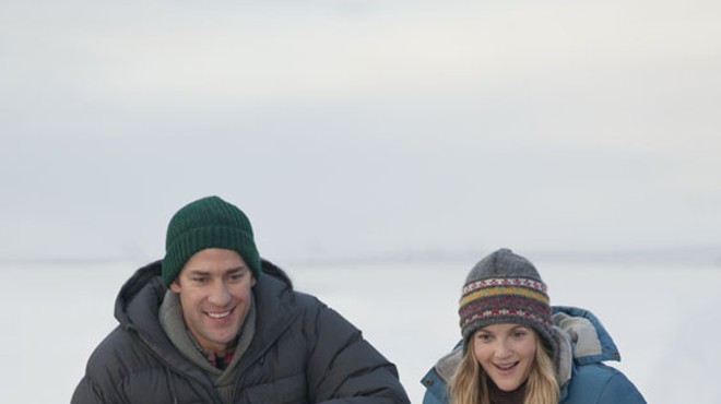 John Krasinski and Drew Barrymore greet one of the trapped California gray whales in the rescue adventure "Big Miracle", inspired by the incredible true story that touched the world