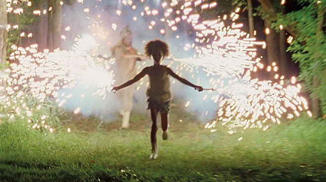 Quvenzhane Wallis in Grand Jury prize winner Beasts of the Southern Wild.