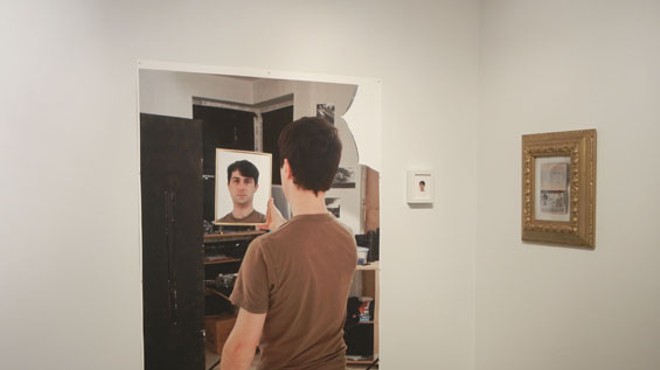 Contemporary Icons at the Cecil R. Hunt Gallery: Kosta Tonev, Headshot, 2012 digital print.