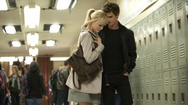 Emma Stone and Andrew Garfield star in The Amazing Spider-Man.