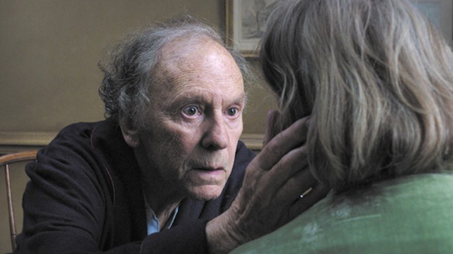 Left to Right: Jean-Louis Trintignant and Emmanuelle Riva in Amour.