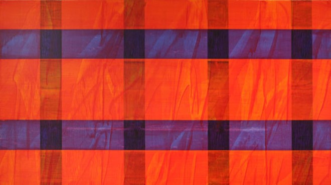 Stephen Ellis, Untitled, 2007, oil and alkyd on linen, 38&rdquo; x 52&rdquo;,  at The Philip Slein Gallery