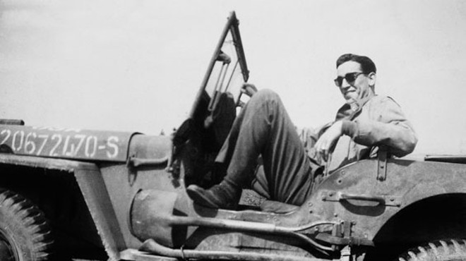 J.D. Salinger during the liberation of Paris in 1944.
