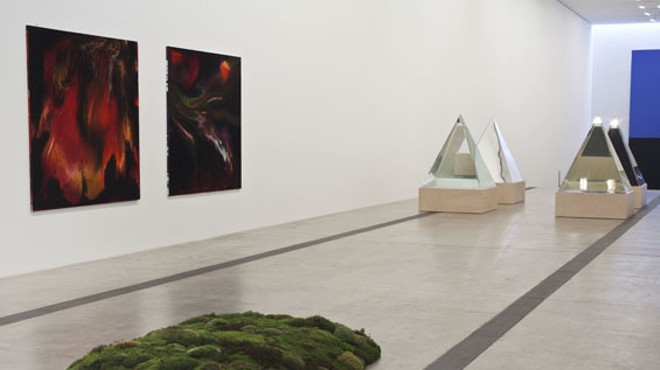 Installation view of the Pulitzer Foundation for the Arts' main gallery: Art of Its Own Making, 2014.